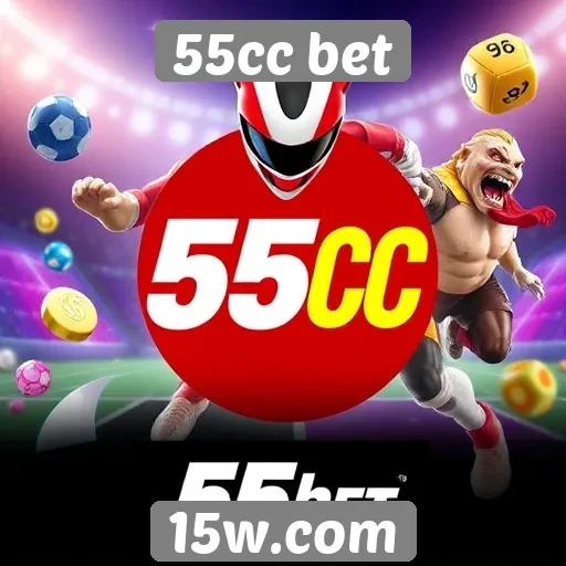 Variedade de jogos disponíveis em 55cc bet